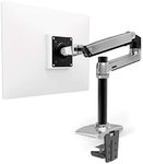 Ergotron – LX Single Monitor Arm, VESA Desk Mount – for Monitors Up to 34 Inches, 3.2 to 11.3 kg – Tall Pole, Polished Aluminum