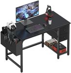 Lufeiya Computer Desk with Fabric D