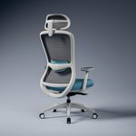 Green Soul Galaxy Office Chair | Design-Led Chair with Ergonomic Precision | Intelli-Adapt Recline | Premium Wired Mesh | Adjustable Seat Depth and Lumbar | 4D Armrest | 5 Year Warranty (Powder Blue)