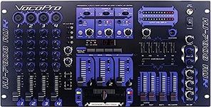 VocoPro KJ-7808RV Professional KJ/DJ/VJ Mixer with DSP Mic Effect and Digital Key Control