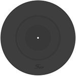 Turntable Platter Mat Black Rubber 