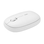 RAPOO M650 Bluetooth Multi-Device Silent Mouse, Dual Mode Bluetooth + 2.4G Wireless Mouse, 9 Months Battery Life, Switch up to 3 Devices, 3-Year Warranty - Cream White