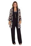 R&M Richards Classic Women's Pants Suit, Plum, 12