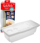 The Original Fasta Pasta Microwave Cooker with Lid & Built-in Strainer-No More Messes, Waiting for Water to Boil, or Sticky Noodles-Perfect Al Dente Pasta Every time- Patented Design, It Really Works