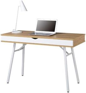 Techni Mobili Modern Computer Desk with Storage Pine