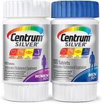 Biotene Centrum Silver Men & Women Multi-Pack Multivitamn Tablet, Age 50+ (200 Count In Total, Multi-Colored)