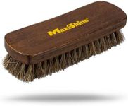 Maxshine Natural Fine Horse Hair Brush – Sturdy and Soft Cleaning Brush for Car Detailing, Carpet, Upholstery