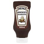 Heinz Smokey Barbeque The Finest Smoked Hickory Flavour Sauce & Marinade, 500 ml, Brown (PX15576B/B)