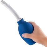 Enema Bulb Clean Anal Vaginal Silicone Douche for Men Women and Men (Blue Color) - Comfortable Medical Kits