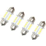 HONG 111 Marine LED Replacement Bulb Boat Light Bulbs Super Bright 12 Volt 31 mm Bulbs for Boat Navigation Lights Boat Anchor Light Deck Lights Bow Light Stern Lights 4PCS