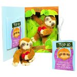 Tickle & Main Get Well Soon Gifts for Kids - Feel Like a Sloth? Hang in There! Feel Better Gifts for Women, Men, Teens, Recovery Plush Sloth for When You Feel Like a Sloth, Great After Surgery Gift