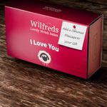 Wilfreds Cherry & Walnut Fruit Cake 800g – Handmade Traditional British Fruit Loaf for Families & Dessert Lovers – Premium Cake Gift for Birthdays, & Special Occasions (I Love You)