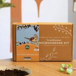 Trustbasket Homegrown Garden Microgreens Kit (Set of 1)| Vertical Garden Microgreens Kit for Beginners - Sustainable & Eco-friendly Gift Box for all occasions