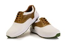 East Star Sports Austin Spikeless Multicolor ESS Golf Shoes (White-Yellow, Numeric_6_Point_5)