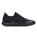 Clarks Womens 26167305 Black Knit Sneaker - 3 UK (26167305)