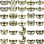 Yunsailing 30 Pieces Masquerade Mas