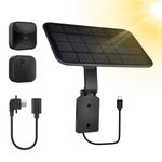 Solar Panel for Blink Camera,4W Solar Panel Compatible with Blink Outdoor 4 (4th Gen)/Blink Outdoor and Blink XT/XT2 Camera,with 9.84Ft Power Cable and Built-in 5000mAh Rechargeable Battery