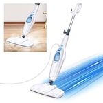 Steam Mop 1500W Steam Cleaner for Cleaning, Floor Steamer Cleaning Machine, Electric Steamer Mops with 2 Washable Pads, Detachable Rod, 400ml Tank and Rotating Head for All Floor and Carpet