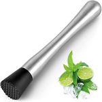 P-Plus International Drink Smasher & Mojito Muddler Wine Accessories Stainless Steel Fruit Crusher Bar Tools (Set of 1)