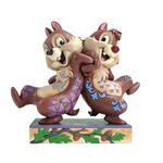 Enesco Disney Traditions by Jim Shore Chip and Dale Figurine, 5.25 Inch, Multicolor