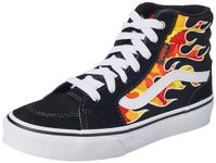 Vans Unisex Kid's Filmore Hi Sneaker, Flame Camo Black/White, 13 UK Child