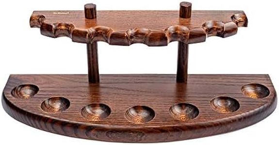 Dr Watson - Wooden Tobacco Pipe Stand, For 7 Tobacco Pipes, Handmade from Solid Wood