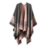 colornival Poncho for Women Shawls Wraps Oversized Winter Scarf Women's Knitted Cape Warm Wearable Blanket Long Cardigans Sweater Coats Christmas Birthday Gifts for Ladies