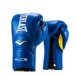 Everlast Elite Laced Leather Boxing Gloves