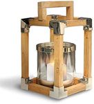 Anywhere Fireplace - Southampton Teak Wood Lantern (16in Tall)