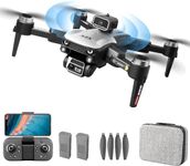 FIRE BULL Brushless Drone with Camera for Adults 4K, Beginners, Mini Portable RC Quadcopter, FPV Quadcopter, 360°Active Obstacle Avoidance, Optical Flow Positioning, APP Control, 2 Batteries