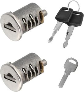 Poeihv 2 Pack Lock Cores for Yakima SKS Car Roof Rack System, Lock Cylinders Compatible With Roof Rack Locks, Universal for All Lockable Accessories