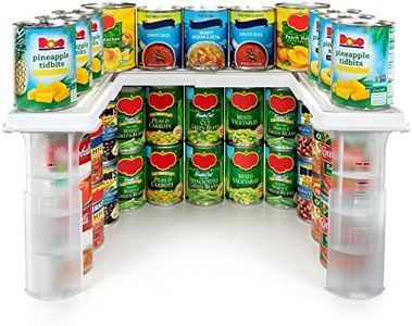 Savvy Shelf Adjustable Pantry & Can Storage Organizer - Kitchen Cabinet - Pantry Organization & Storage Can Organizer for Cupboard