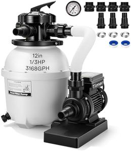 VIVOHOME 12 in Sand Filter Pump for Above Ground Pools Up to 11,000 Gallons