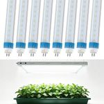 JESLED T6 G5 LED Grow Light Bulbs 46 Inch, 6500K Full Spectrum, Type A+B