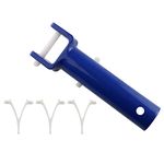 JCBIZ Swimming Pool Vacuum Head Handle Replacement Accessories with V Clip Swimming Pool Cleaning Accessories