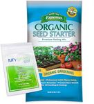 Espoma Organic Seed Starter Potting Soil 16 qt with My Garden Pool PH Soil Test Strips 20 ct. - All Natural & Organic Seed Starting Mix with Mycorrhizae for Healthy Seeds, Easy pH Monitoring