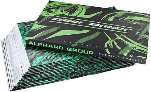 Deaf Bonce 2.0 | Sound Deadening Mat | 15 Sheets | 56.9 sq ft | 2mm (78 mil) | Premium Car Audio Vibration Dampener