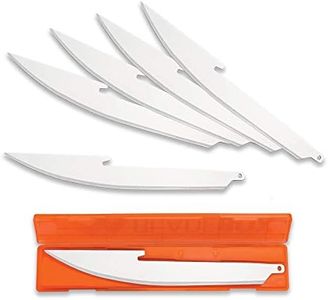 OUTDOOR EDGE 3.5" RazorSafe Replacement 5.0" Boning/Fillet Knife Blades - 6 Pieces plus Blade Storage Box