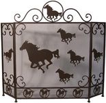 LL Home Fire Place Screen with Horse Design