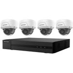 HIKVISION - 4-Channel Value Express NVR with 1TB HDD & (4) 4MP Dome Cameras