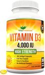 Vitamin D 4,000 IU Softgels, Maximu