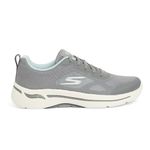 Skechers-Womens-GO WALK ARCH FIT - F-Grey-Walking Shoes-UK 7