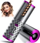 Hair-Curler-ON-STORE-Cordless-Automatic-Hair-Curler-Portable-Curling-Iron-with-LCD-Temperature-Display-Fast-Heating-Auto-Rotating-Hair-Curler-USB-Rechargeable-for-Travel-Home (SDT-3)