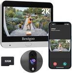 Bextgoo 2K Video Peephole Doorbell 