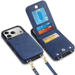 Vofolen for iPhone 18/17 Pro Wallet Case with Card Holder RFID Blocking