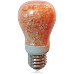 Himalayan Glow WBM Pink Salt Rock Lamps, (5-7 lbs) 6 to 7 inches. ETL Certified Dimmable Himalayan Crystals Salt Night Light with Genuine Neem Wood Base,Bulbs and Rotary Dimmer Switch., (A-1001)