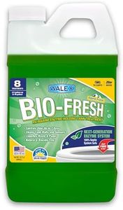 Walex Bio-Fresh Liquid Portable Toilet, Marine, Camper & RV Black Water Holding Tank Deodorizer for Rapid Breakdown of Waste & Toilet Paper to Prevent Clogs, Septic Tank Safe, Alpine Fresh, 32oz