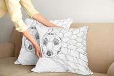 Ambesonne Soccer Pillow Cushion Cov