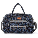 Hanfetch Large Crochet Bag Knitting Bags and Totes Organizer (Paisley)