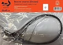 Beaver Snares - 12 Pack - Ready to use, Effectively captures Beavers - Snare Wire Trapping (SLIMLOCK - Locking System)